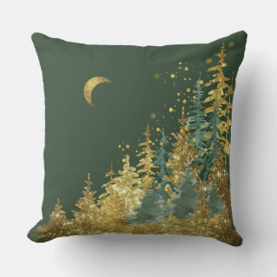Cojín Decorativo Bosque de Pino Verde