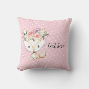 Cojín Decorativo bosque de zorros, lindo