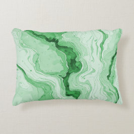 Cojín Decorativo Bosque Druzy Verde Agata Look
