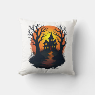 Cojín Decorativo Bosque Embrujado � Camiseta de la Naturaleza de Ha