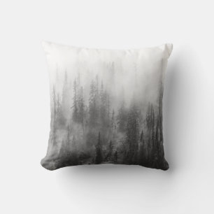 Cojín Decorativo Bosque en niebla