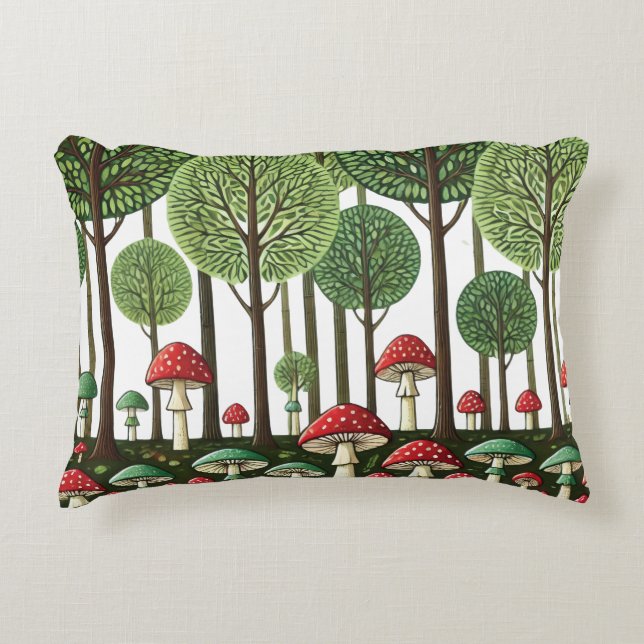 Cojín Decorativo Bosque Encantado (Anverso)