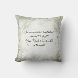 Cojín Decorativo Bosque etéreo encantado