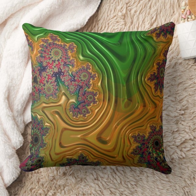 Cojín Decorativo Bosque fractal (Manta)