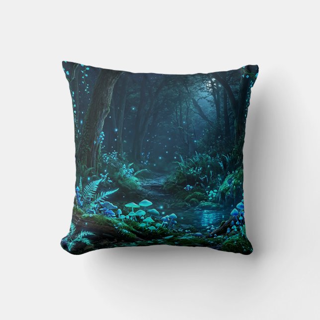 Cojín Decorativo Bosque Mágico (Anverso)