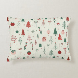 Cojín Decorativo Bosque navideño escandinavo
