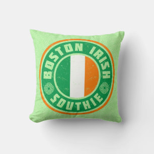 Cojín Decorativo Boston Irish American Southie Pillow