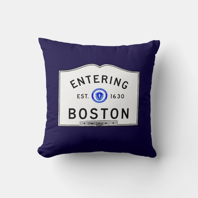 Cojín Decorativo Boston que entra (Anverso)
