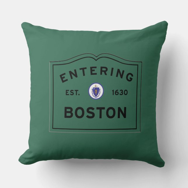 Cojín Decorativo Boston que entra (Anverso)