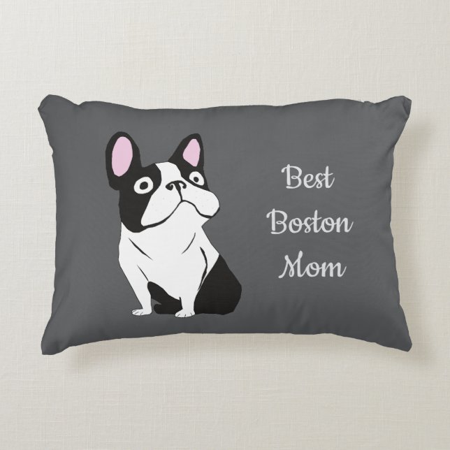 Cojín Decorativo Boston terrier (Anverso)