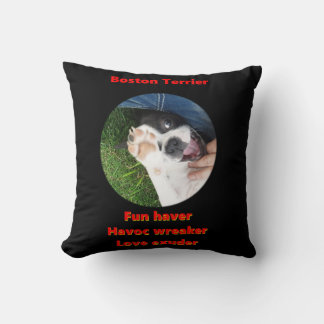 Cojín Decorativo Boston Terrier - Divertido