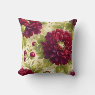 Cojín Decorativo Botánica Vintage Chic Romántico Floral Estiloso