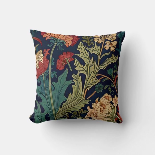 Cojín decorativo botánico - Morris (Anverso)