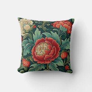 Cojín decorativo botánico - Peony