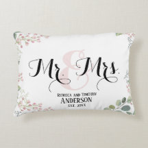 Botánico Sr Sra Regalo de Boda Personalizado Recié