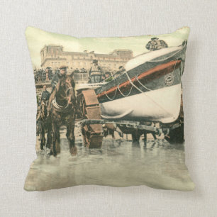 Cojín Decorativo Bote salvavidas que lanza, 1900) amortiguadores de