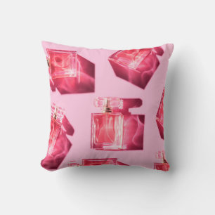 Cojín Decorativo Botellas de patrón de perfume femenino