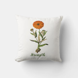 Cojín Decorativo botón de pinza Inspiradora de fuerza de Marigold