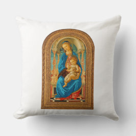 Cojín Decorativo Botticelli (1445-1510) Madonna & Child Enthroned