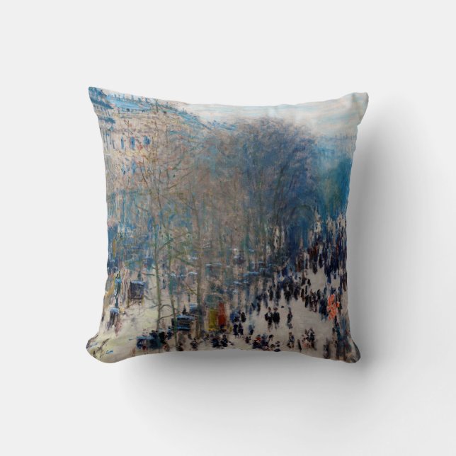 Cojín Decorativo Boulevard de París, Claude Monet (Anverso)