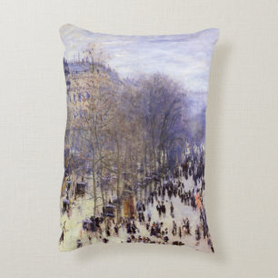 Cojín Decorativo Boulevard des Capucines de Claude Monet, Arte Fino