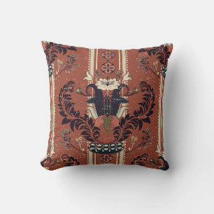 Cojín Decorativo Bouquet floral victoriano: Patrón de cosecha ornad