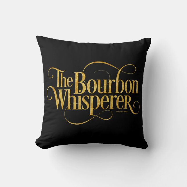 Cojín Decorativo Bourbon Whisperer (Anverso)