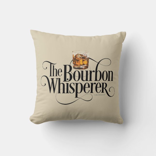 Cojín decorativo Bourbon Whisperer (Anverso)