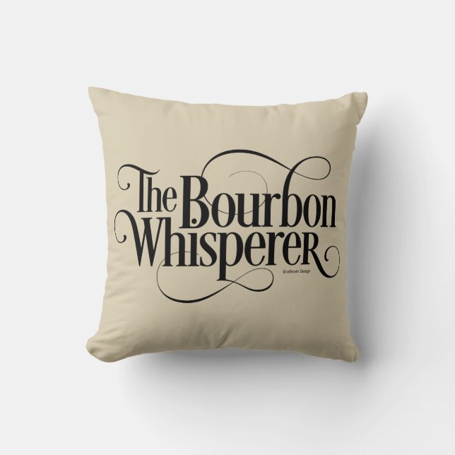 Cojín Decorativo Bourbon Whisperer (Anverso)