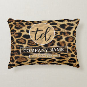 Cojín Decorativo Boutique Branding Leopard Skin Beauty Industry