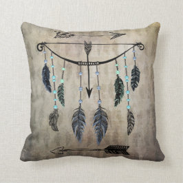 Cojín Decorativo Bow, Arrow y Feathers