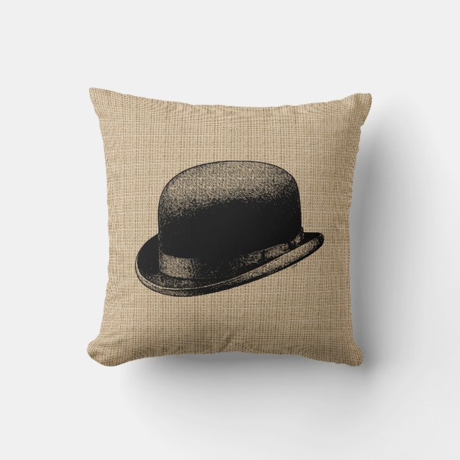 Cojín Decorativo Bowler Gorra Pillow (Anverso)