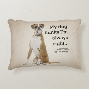 Cojín Decorativo Boxeador vs Esposa Pillow