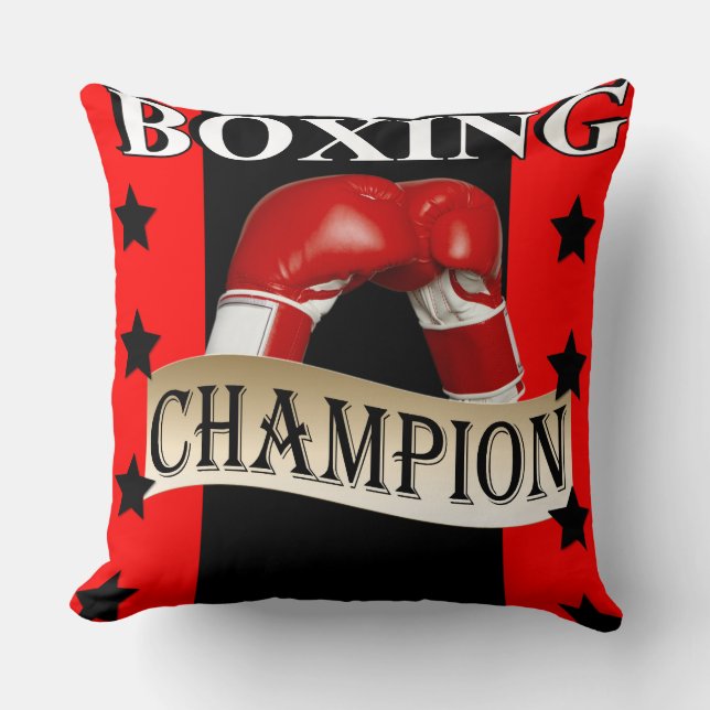 COJÍN DECORATIVO BOXEO (Anverso)