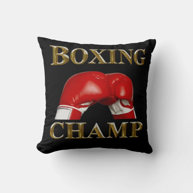 COJÍN DECORATIVO BOXEO (Anverso)