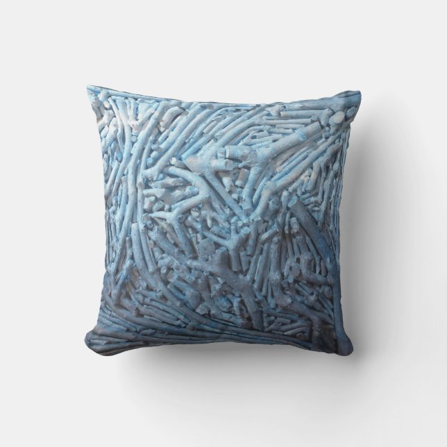 Cojín Decorativo Boxeo: Azul (Anverso)