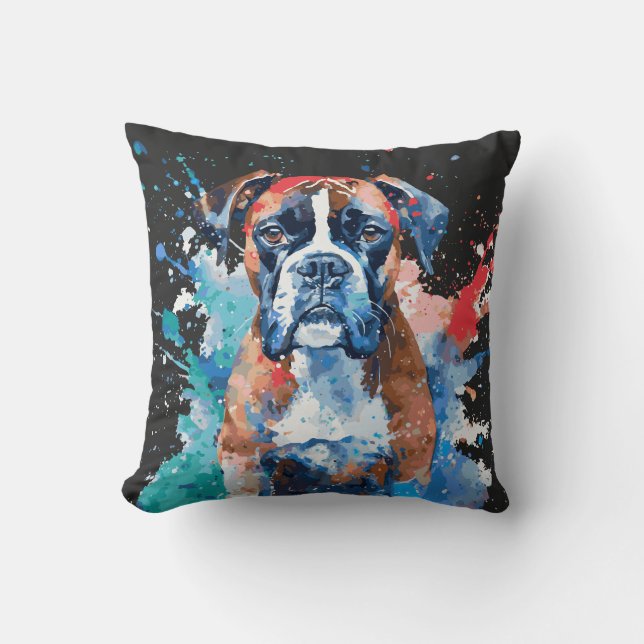 Cojín Decorativo Boxer Dog (Anverso)
