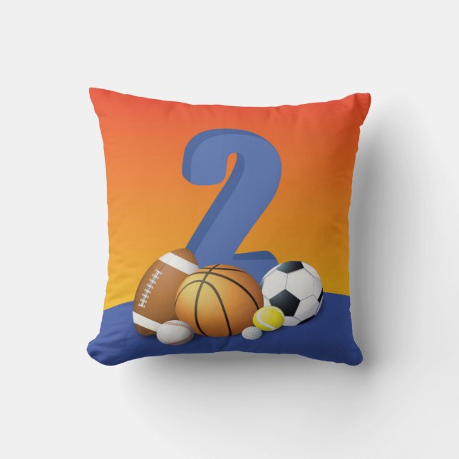 Cojín Decorativo Boy 2.º Balls Deportiva (Anverso)