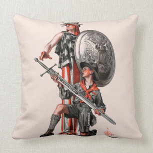 Cojín Decorativo Boy scout y libertad
