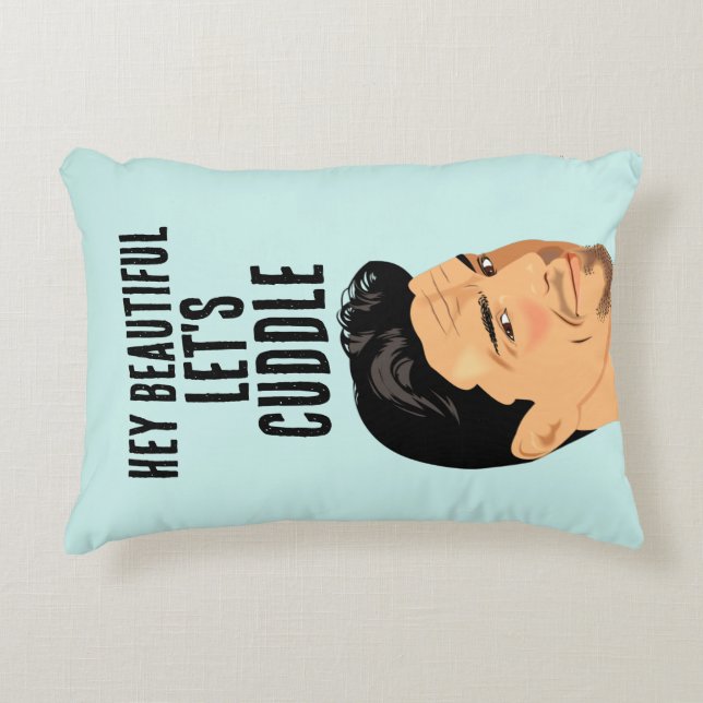 COJÍN DECORATIVO BOYFRIEND CUDDLE PILLOWS - "MR.PERFECT" (Anverso)