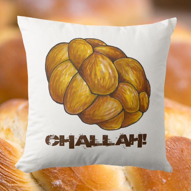 Cojín Decorativo Braike Challah Pan Festividad Judía (Challah pillow)
