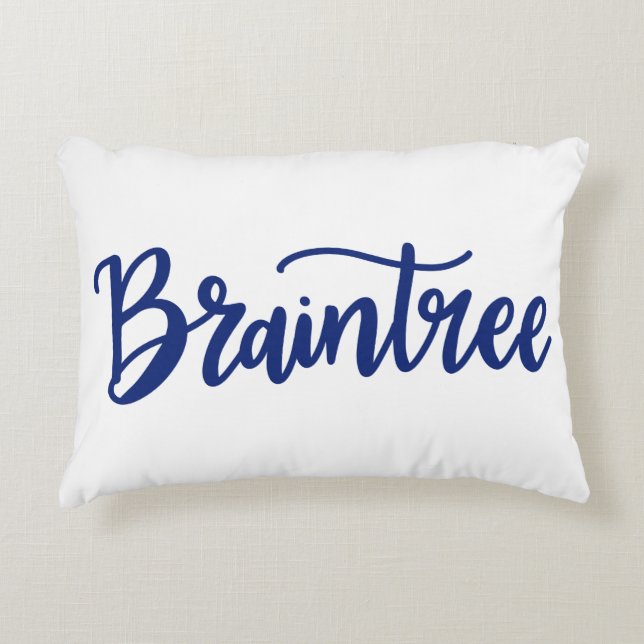 Cojín Decorativo Braintree Dainty Scripts Pillow (Anverso)