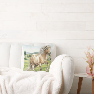 Cojín Decorativo Brana Pinto Palomino Acuarela Islandesa