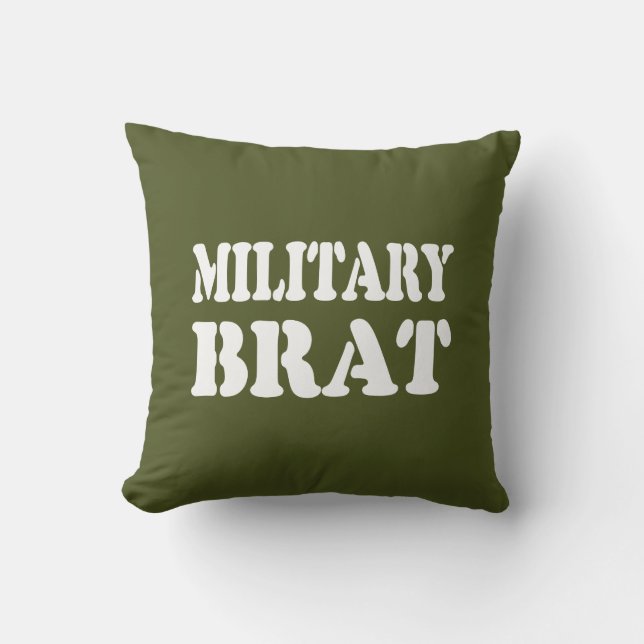COJÍN DECORATIVO BRAT MILITAR (Anverso)