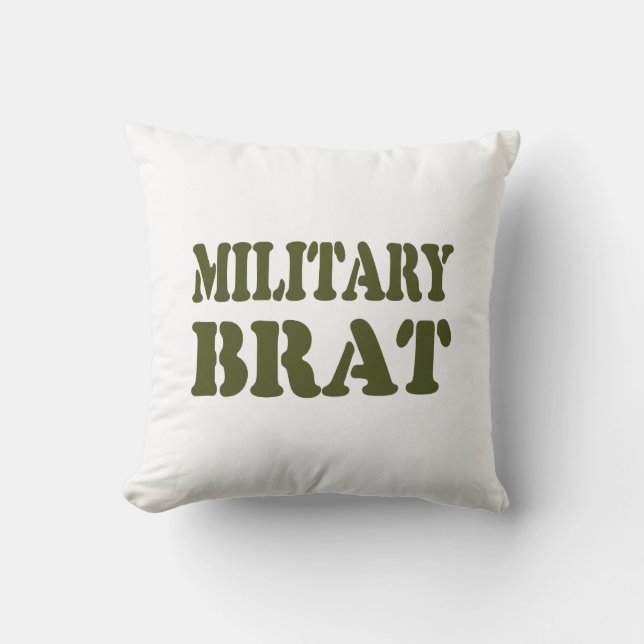 COJÍN DECORATIVO BRAT MILITAR (Anverso)