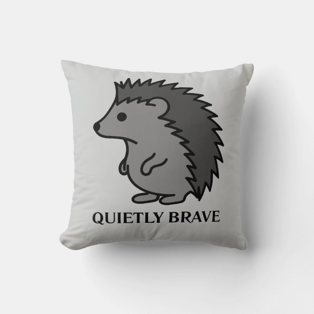 Cojín Decorativo Brave Hedgehog (Anverso)