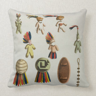Cojín Decorativo Brazos mexicanos (litho del color)