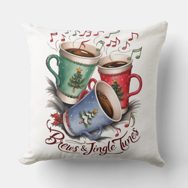 Cojín Decorativo Brew&jingle tunes (Anverso)