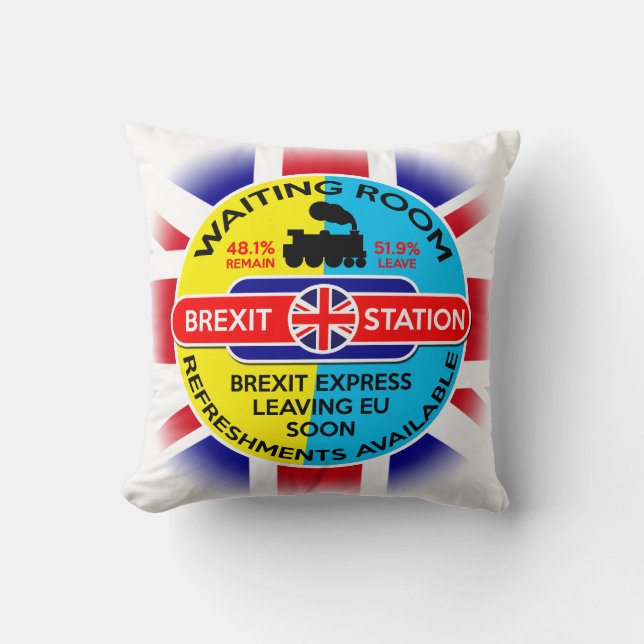 Cojín Decorativo Brexit (Anverso)