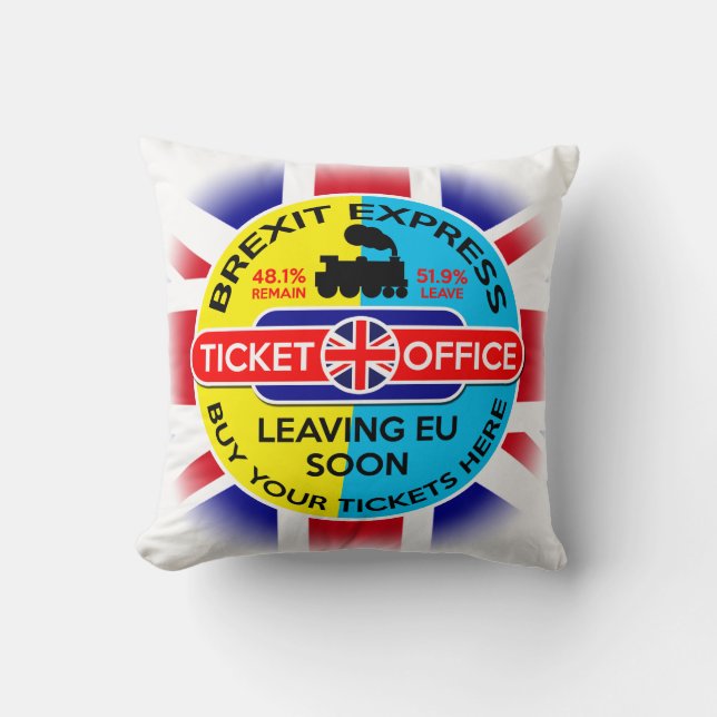 Cojín Decorativo Brexit (Anverso)
